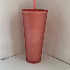 Textured Pink Tumbler